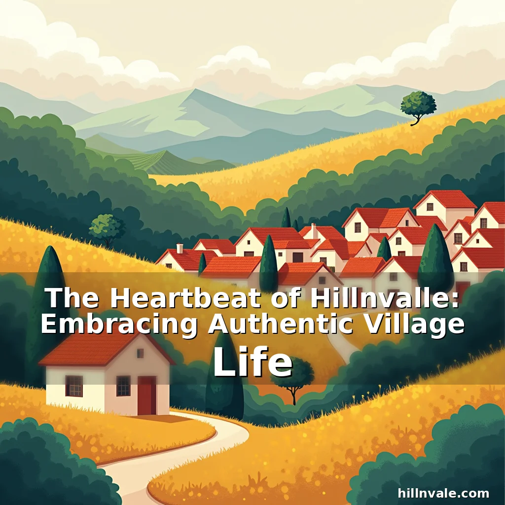 Read more about the article The Heartbeat of Hillnvalle: Embracing Authentic Village Life
