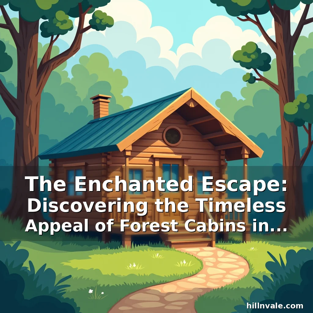 Read more about the article The Enchanted Escape: Discovering the Timeless Appeal of Forest Cabins in Hillnvalle