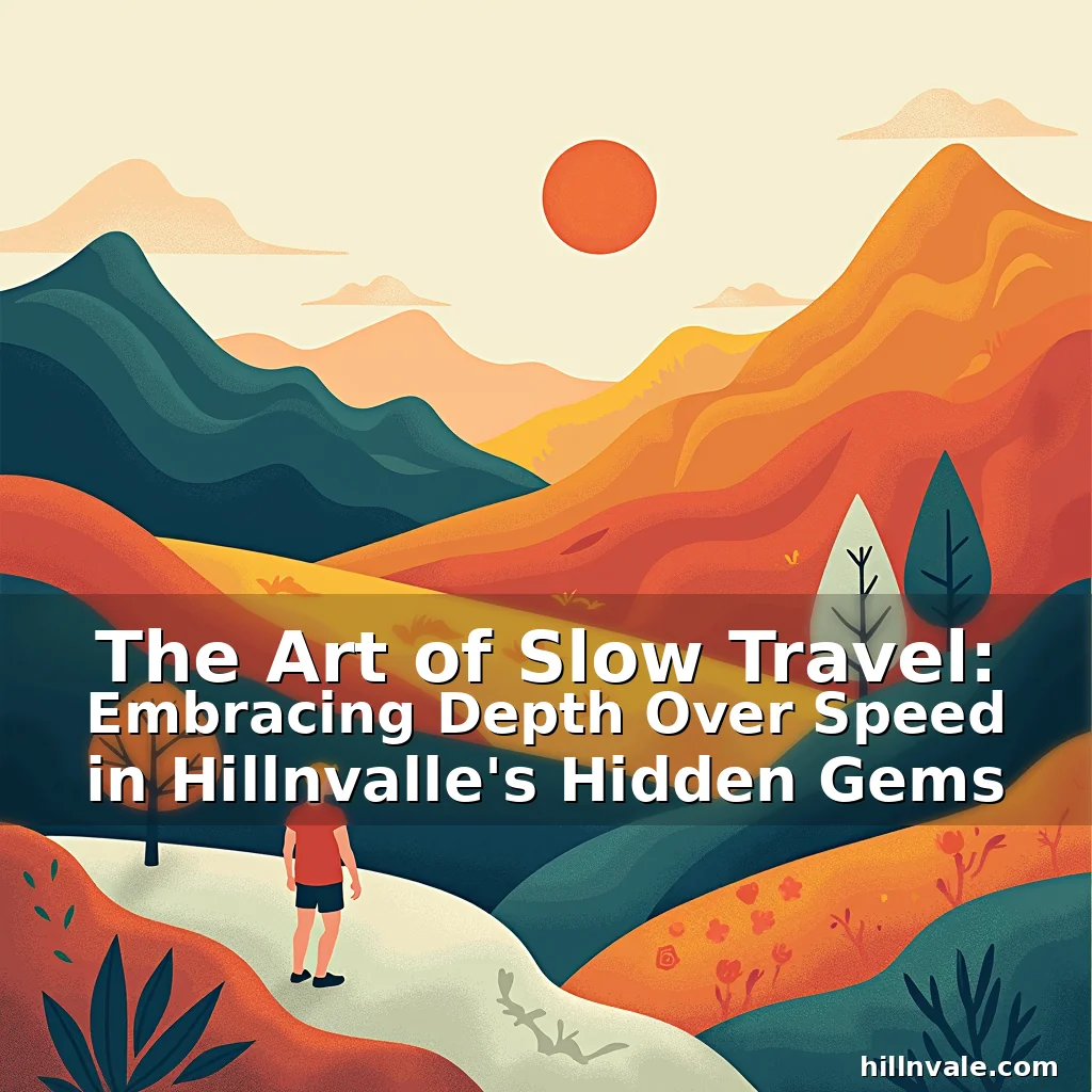 Read more about the article The Art of Slow Travel: Embracing Depth Over Speed in Hillnvalle’s Hidden Gems
