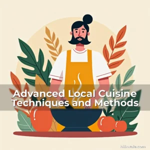 Artistic representation for Advanced Local Cuisine Techniques and Methods