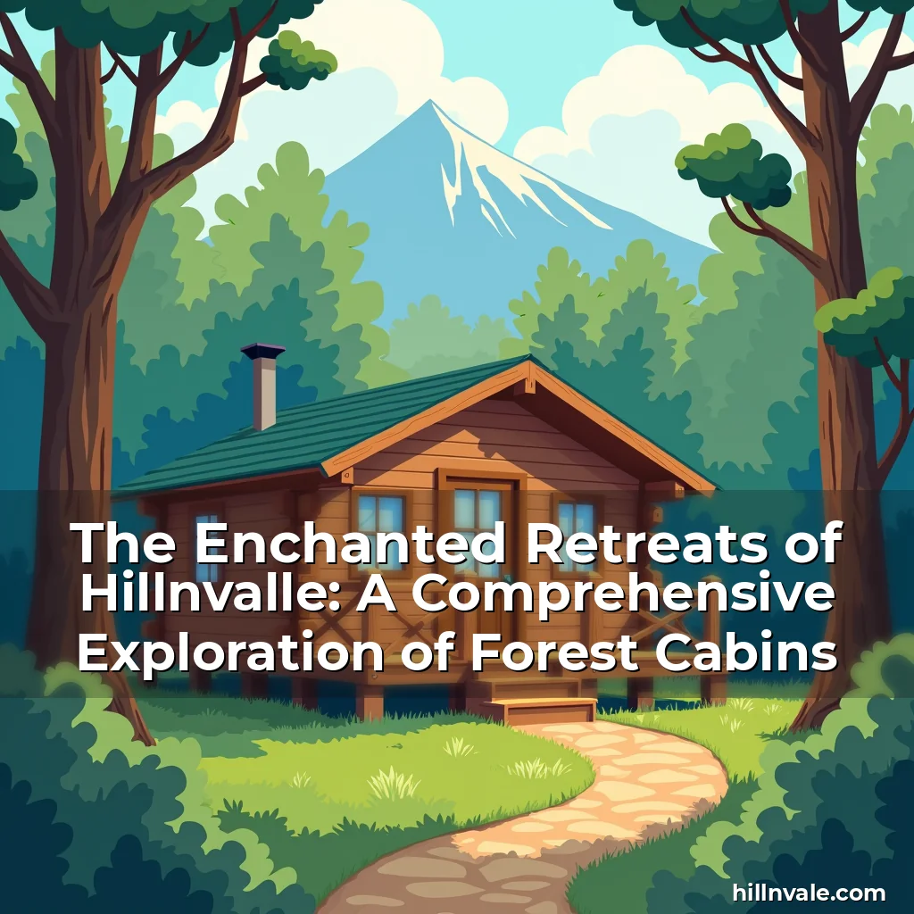 Read more about the article The Enchanted Retreats of Hillnvalle: A Comprehensive Exploration of Forest Cabins