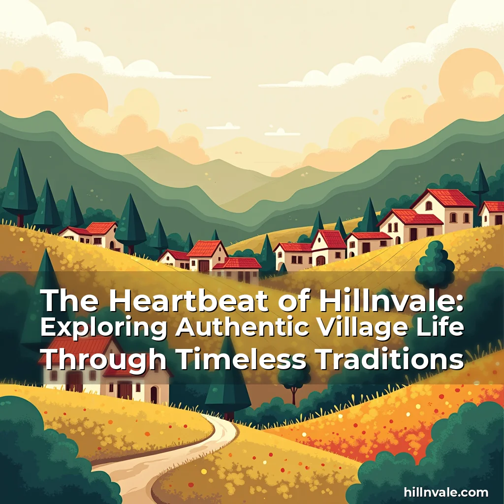 Read more about the article The Heartbeat of Hillnvale: Exploring Authentic Village Life Through Timeless Traditions