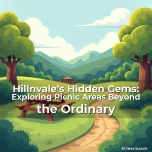 Artistic representation for Hillnvale’s Hidden Gems: Exploring Picnic Areas Beyond the Ordinary