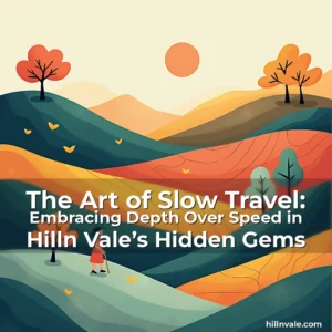 Read more about the article The Art of Slow Travel: Embracing Depth Over Speed in Hilln Vale’s Hidden Gems