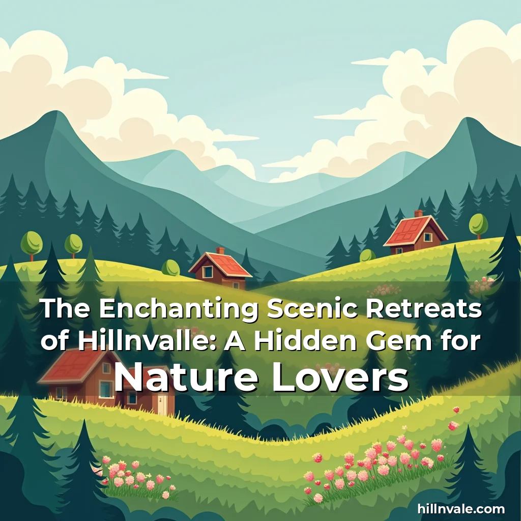 Read more about the article The Enchanting Scenic Retreats of Hillnvalle: A Hidden Gem for Nature Lovers
